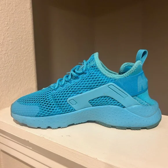 Nike Air Huarache Run Ultra BR Women's 833292-400 Gamma Blue Rare Size 7 - Picture 4 of 9